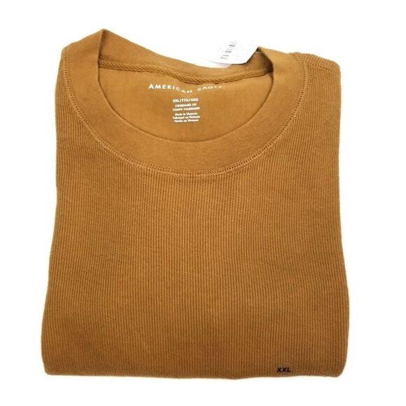 NWT American Eagle Standard Fit Long Sleeve Crew Neck Rib Knit Sweater Mens XXL - Picture 4 of 8